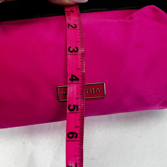 PRADA Candy Pink Satin Clutch - Picture 7 of 9